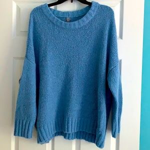 Oversized, beautiful blue color!